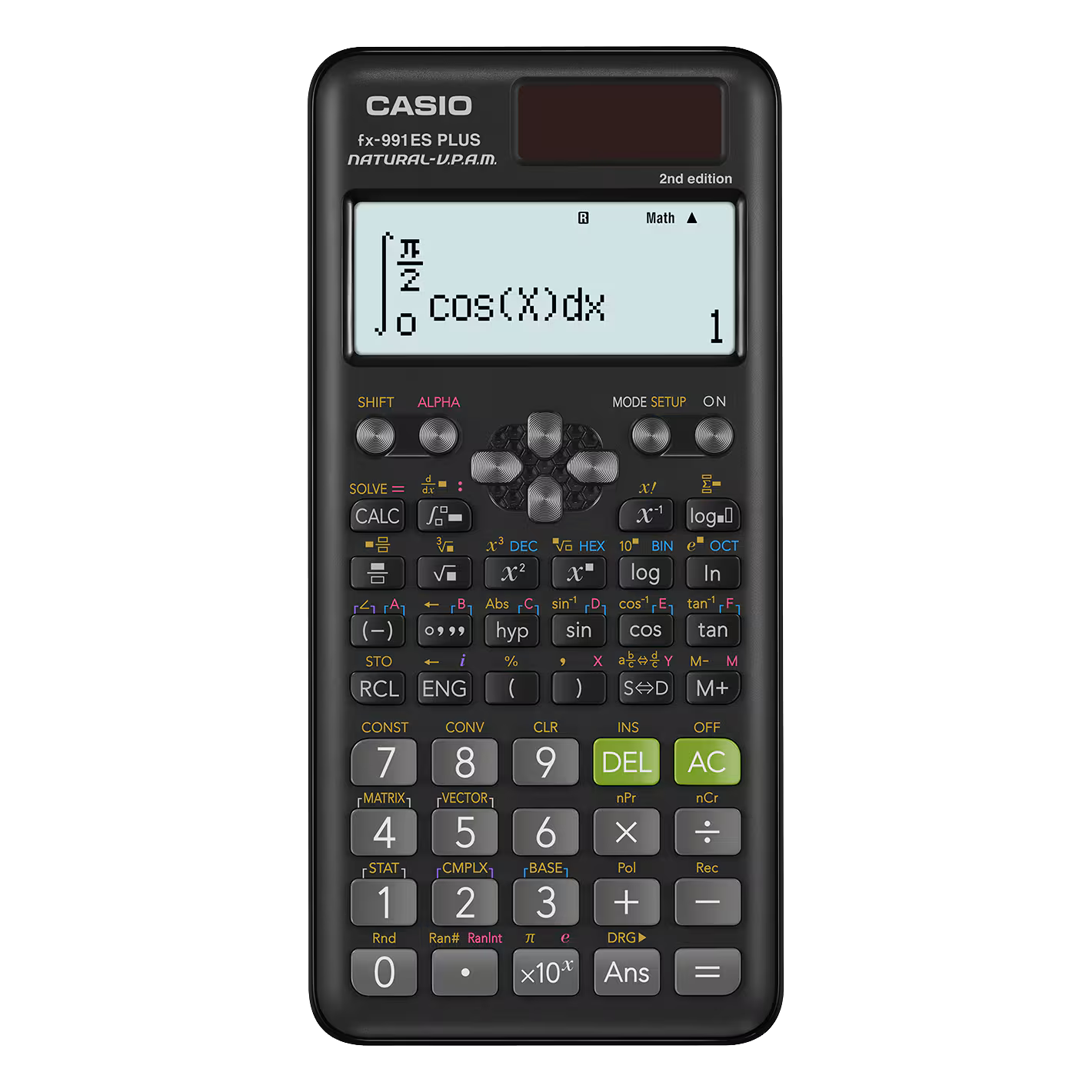 Casio FX-991ES Plus 2nd Edition Scientific Calculator – 417 Functions, Natural Display, Solar & Battery