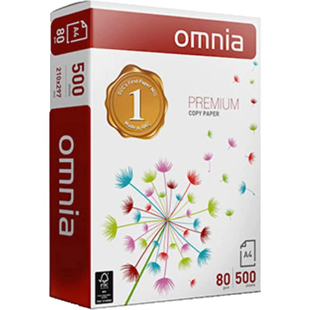 Omnia Paper A4 - 80g, 500 Sheet