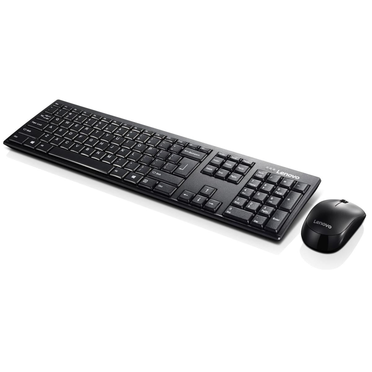 Lenovo 100 Wireless Keyboard & Mouse Combo – Arabic/English Layout, 2.4GHz, Compact Design
