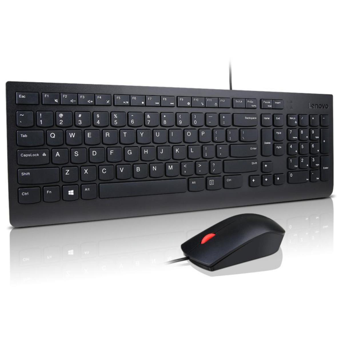 Lenovo 510 Wireless Keyboard & Mouse Combo  – Compact, Ergonomic, 2.4GHz USB Receiver