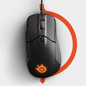 SteelSeries Rival 310 – TrueMove3 Optical Gaming Mouse, 12,000 CPI, 6 Programmable Buttons, RGB
