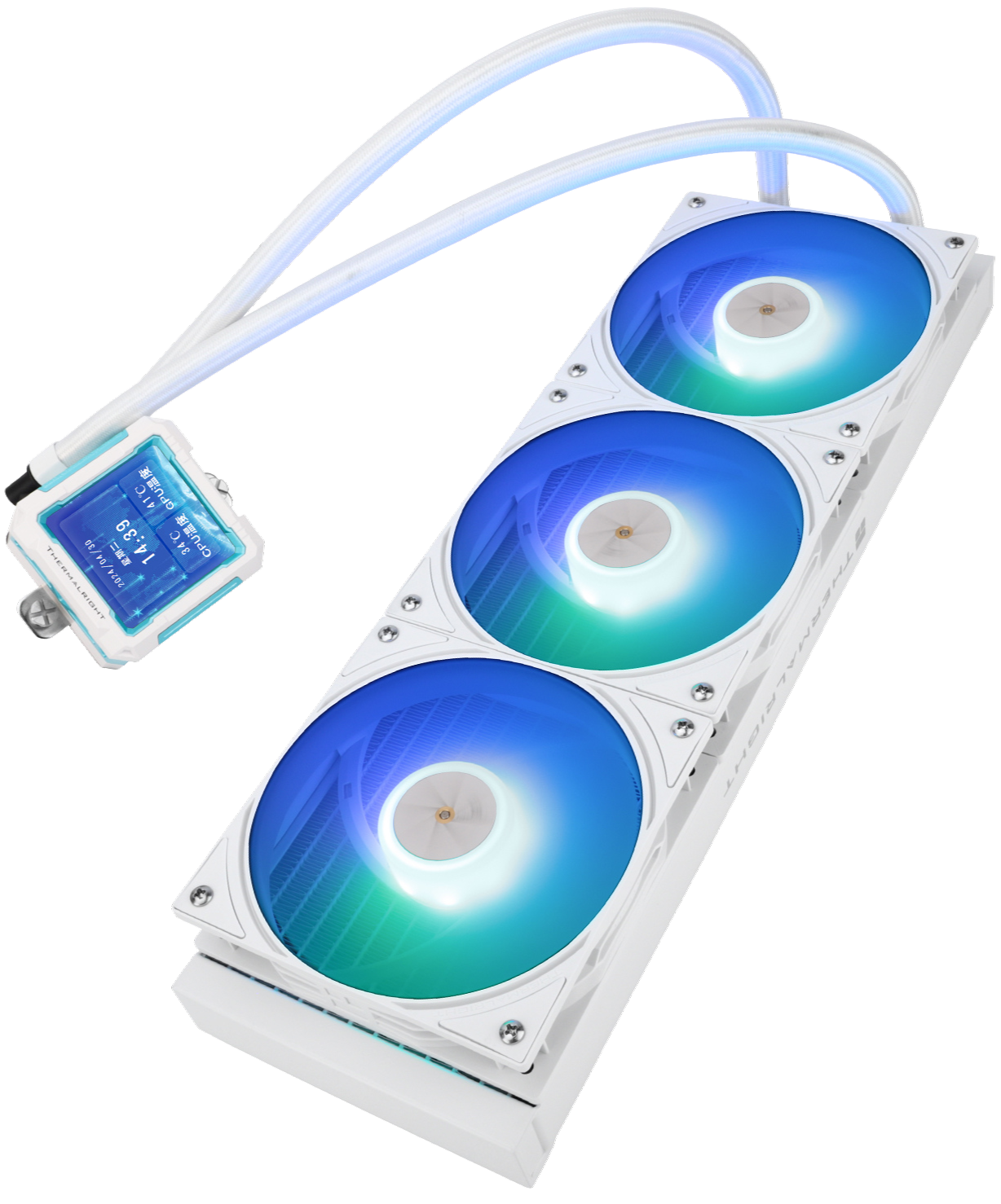 THERMALRIGHT Frozen Warframe PRO 360 – RGB Water Cooler with 3x PWM Fans, LCD Screen, AMD & Intel Compatible