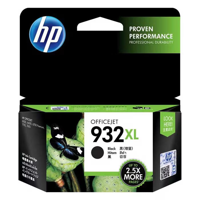 HP 932XL Black High Yield Original Ink Cartridge (CN053AA) – Genuine HP Ink