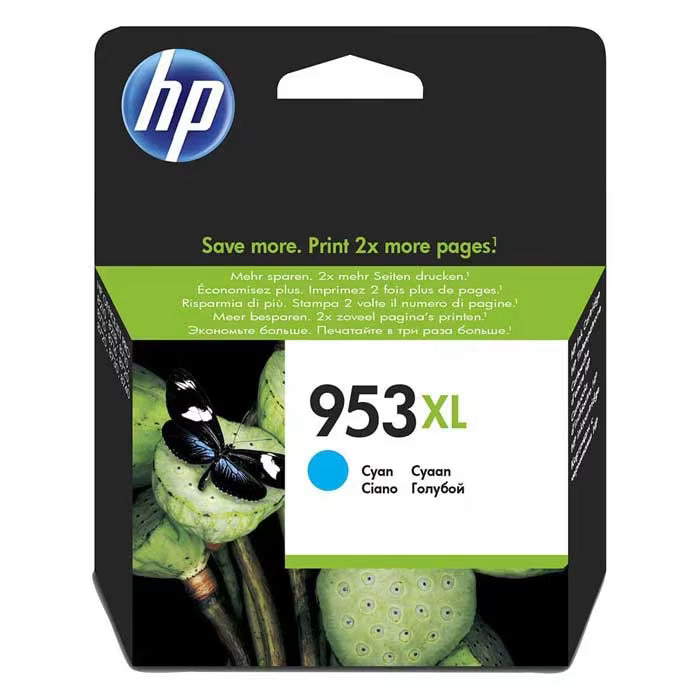 HP 953XL Cyan High Yield Original Ink Cartridge (F6U16AE) – Genuine HP Ink