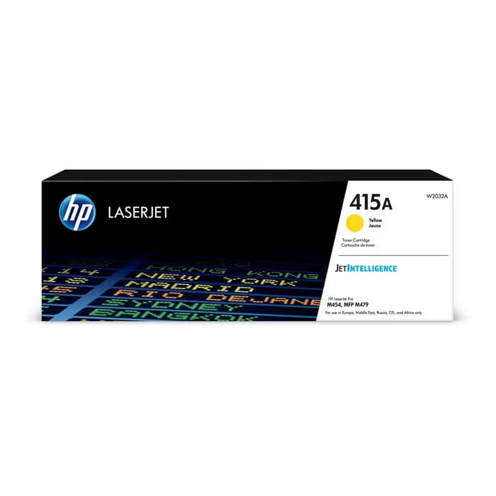 HP 415A Yellow Original Toner Cartridge (W2032A) – Genuine HP Toner