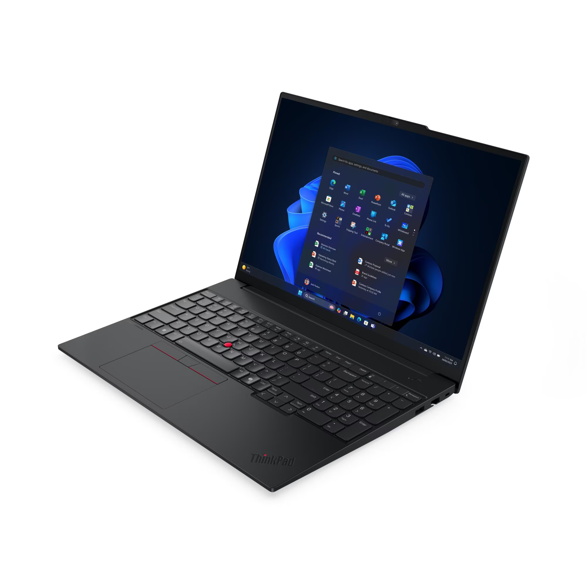 Lenovo ThinkPad E16 Gen 3 – 16" WUXGA, Intel Core Ultra 5 225U, 8GB DDR5, 512GB SSD, Backlit KB, Black
