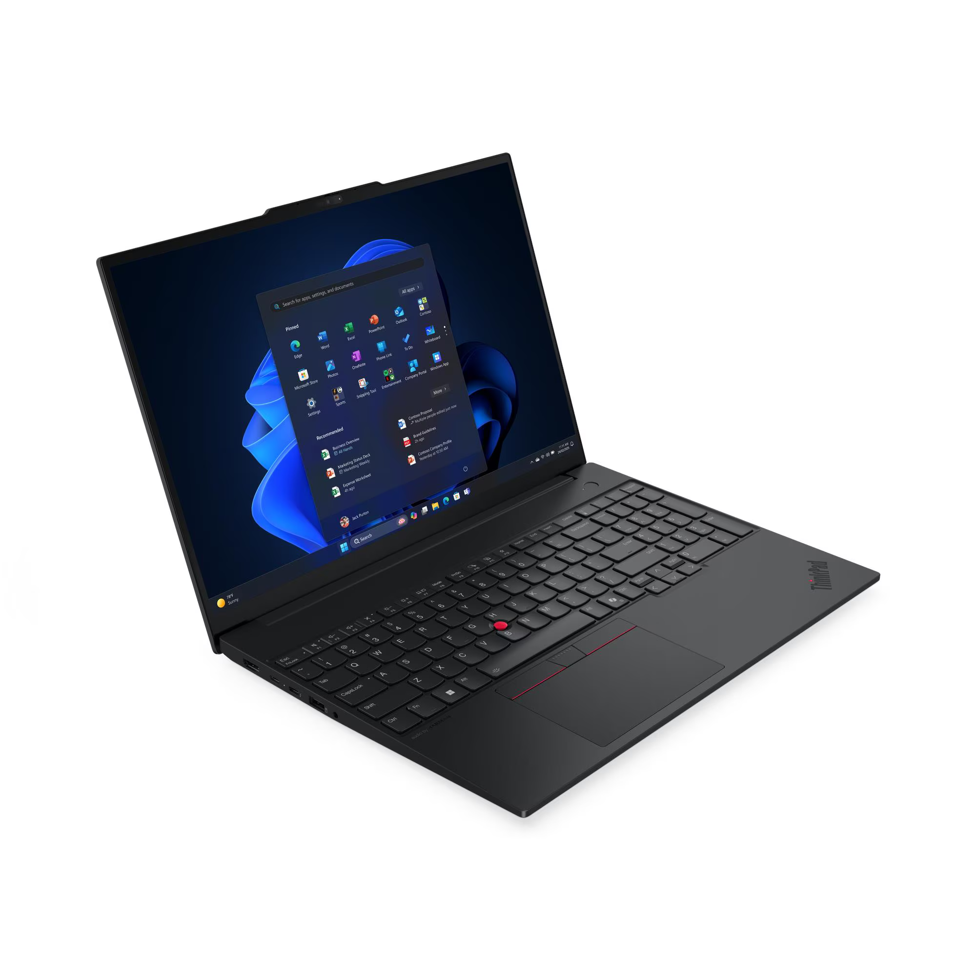 Lenovo ThinkPad E16 Gen 3 – 16" WUXGA, Intel Core Ultra 5 225U, 8GB DDR5, 512GB SSD, Backlit KB, Black