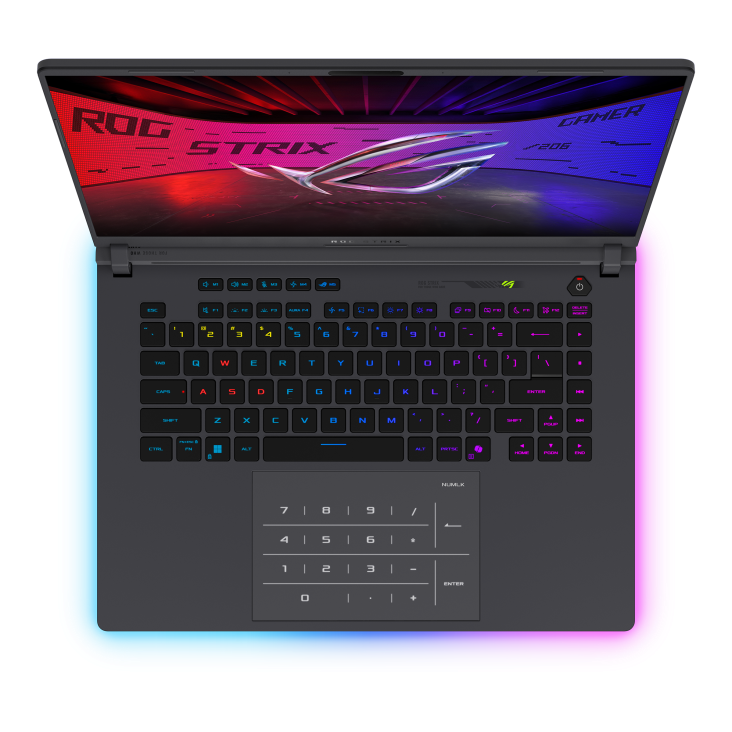 ASUS ROG Strix G16 (2025) G615JPR – 16" 165Hz, Intel Core i7-14650HX, 16GB DDR5, 512 GB SSD, RTX 5070 8GB, Eclipse Gray