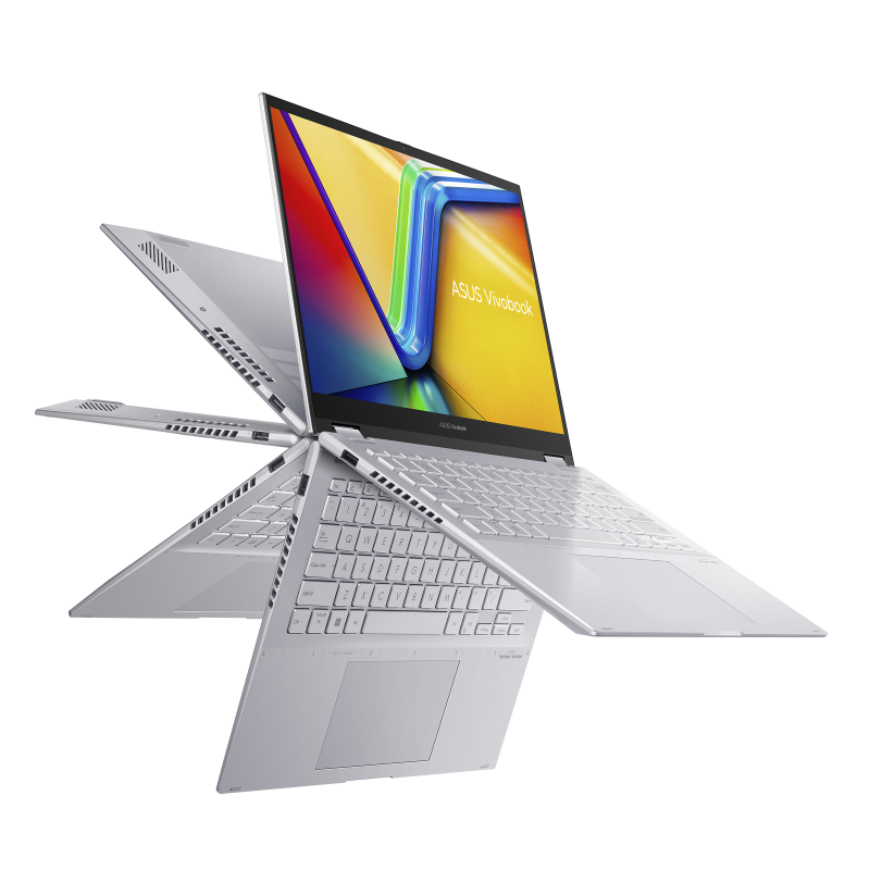 ASUS Vivobook S 14 Flip TP3402VA – 14" WUXGA Touch, Intel Core i7-13700H, 16GB RAM, 512GB SSD, Stylus, Cool Silver