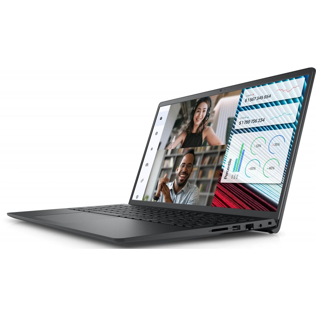 Dell Vostro 3530 Laptop – 15.6" FHD 120Hz, Intel Core i5-1334U, 8GB RAM, 512GB SSD, Carbon Black