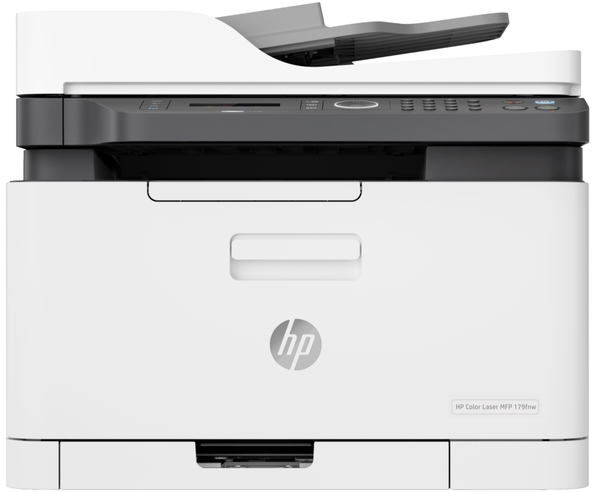 HP Color Laser MFP 179fnw Wireless All-in-One – Print, Copy, Scan, Fax, 18ppm, 40-Sheet ADF, Wi-Fi & Ethernet