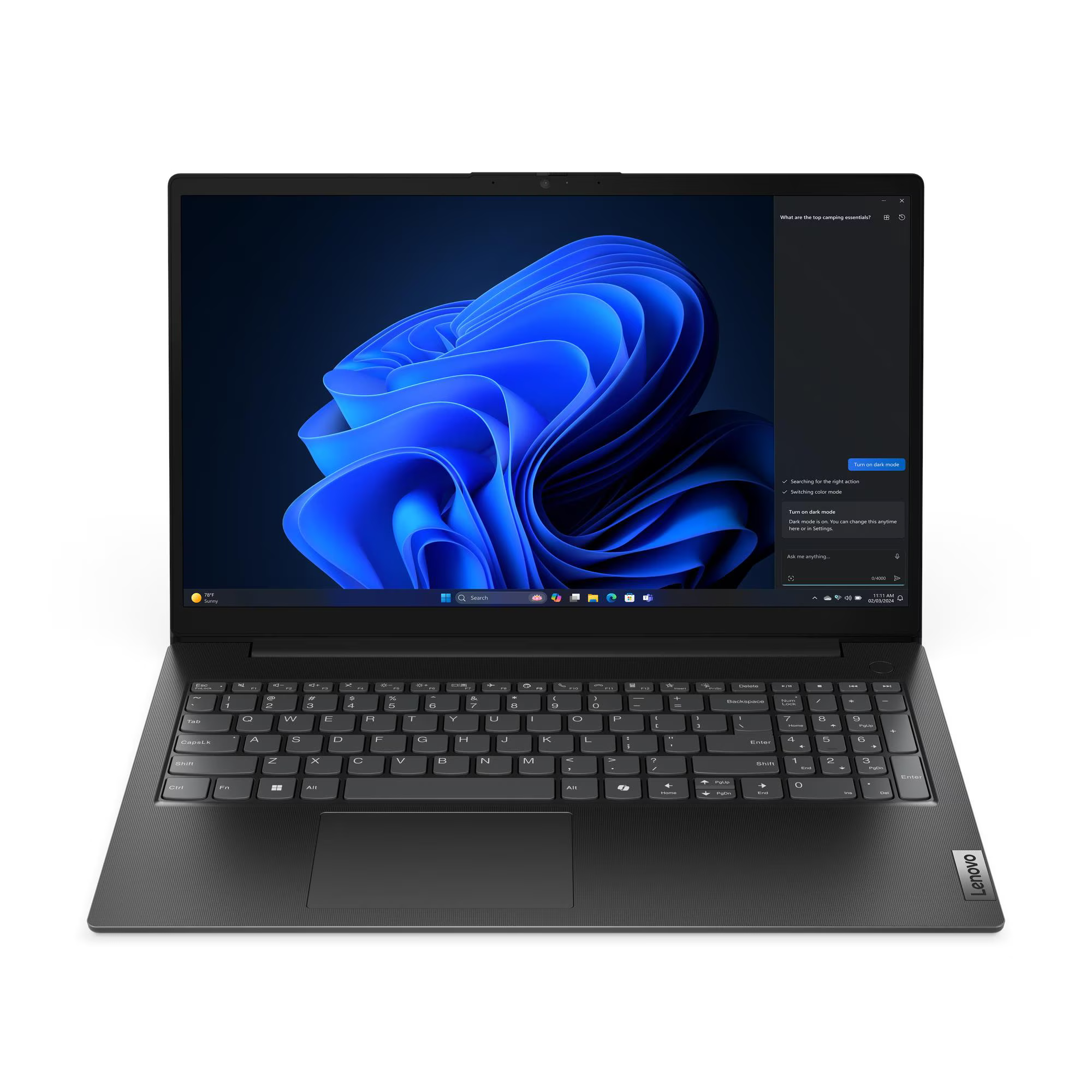 Lenovo V15 G5 IRL Laptop – Intel Core i3-1315U, 15.6" FHD Display, 512GB SSD, Business Black