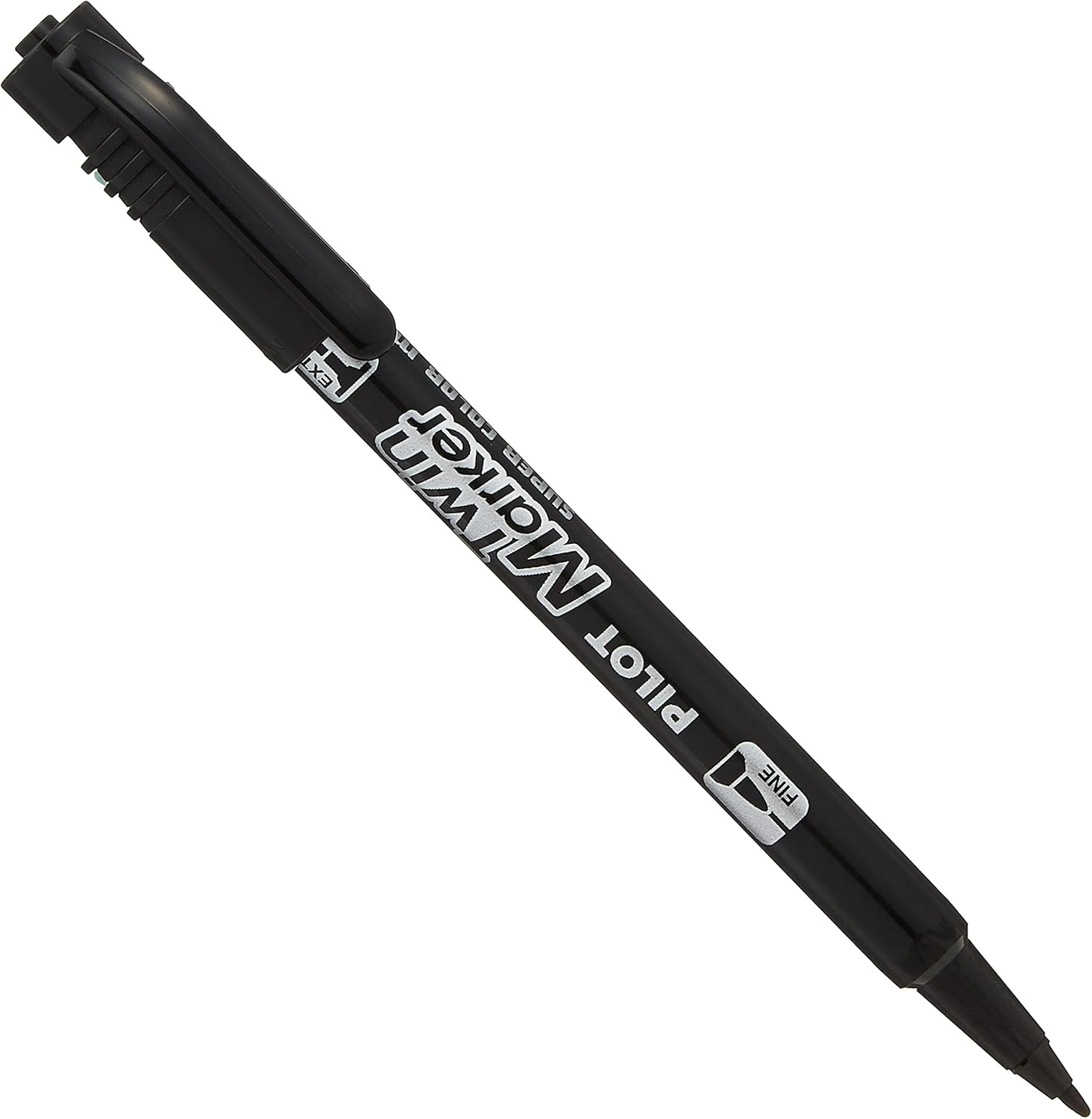 Pilot Twin Marker SCA-TM-B – Dual-Tip Permanent Marker (Fine & Extra Fine), Black Ink