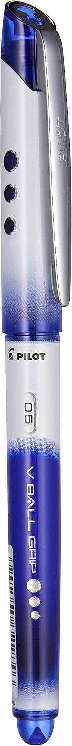Pilot V Ball Grip BLN-VBG5 Rollerball Pen – 0.5mm Extra Fine Tip, Blue Ink