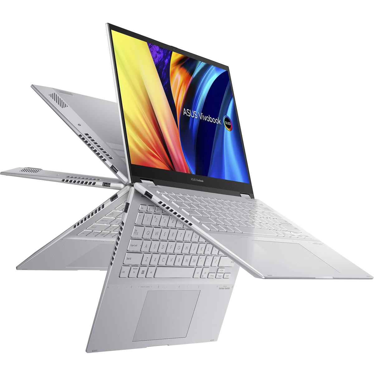 ASUS Vivobook S 14 Flip TP3402VA – 14" WUXGA Touch, Intel Core i7-13700H, 16GB RAM, 512GB SSD, Stylus, Cool Silver