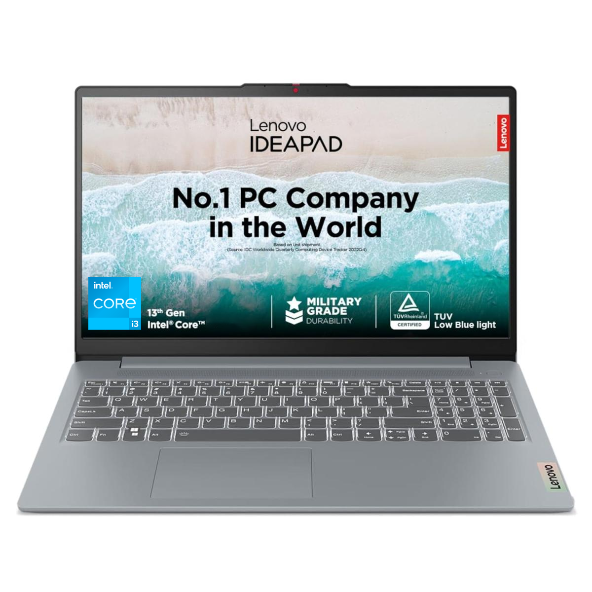 Lenovo IdeaPad Slim 3 15IRU8 – 15.6" FHD Display, Intel Core i3-1315U, 8GB RAM, 256GB SSD, Arctic Grey