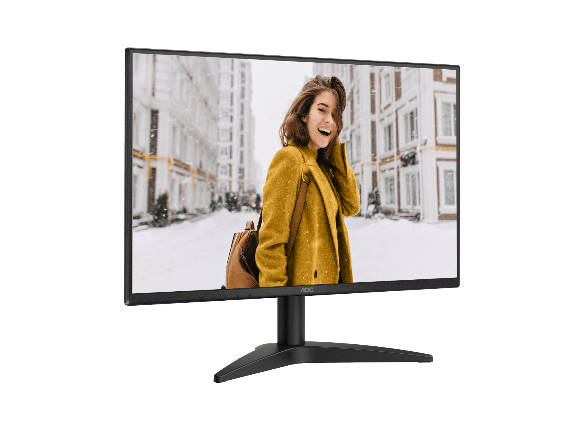 AOC 24B36X 23.8" Hybrid Gaming Monitor – FHD IPS, 144Hz, 0.5ms, Adaptive Sync, HDR10, Black