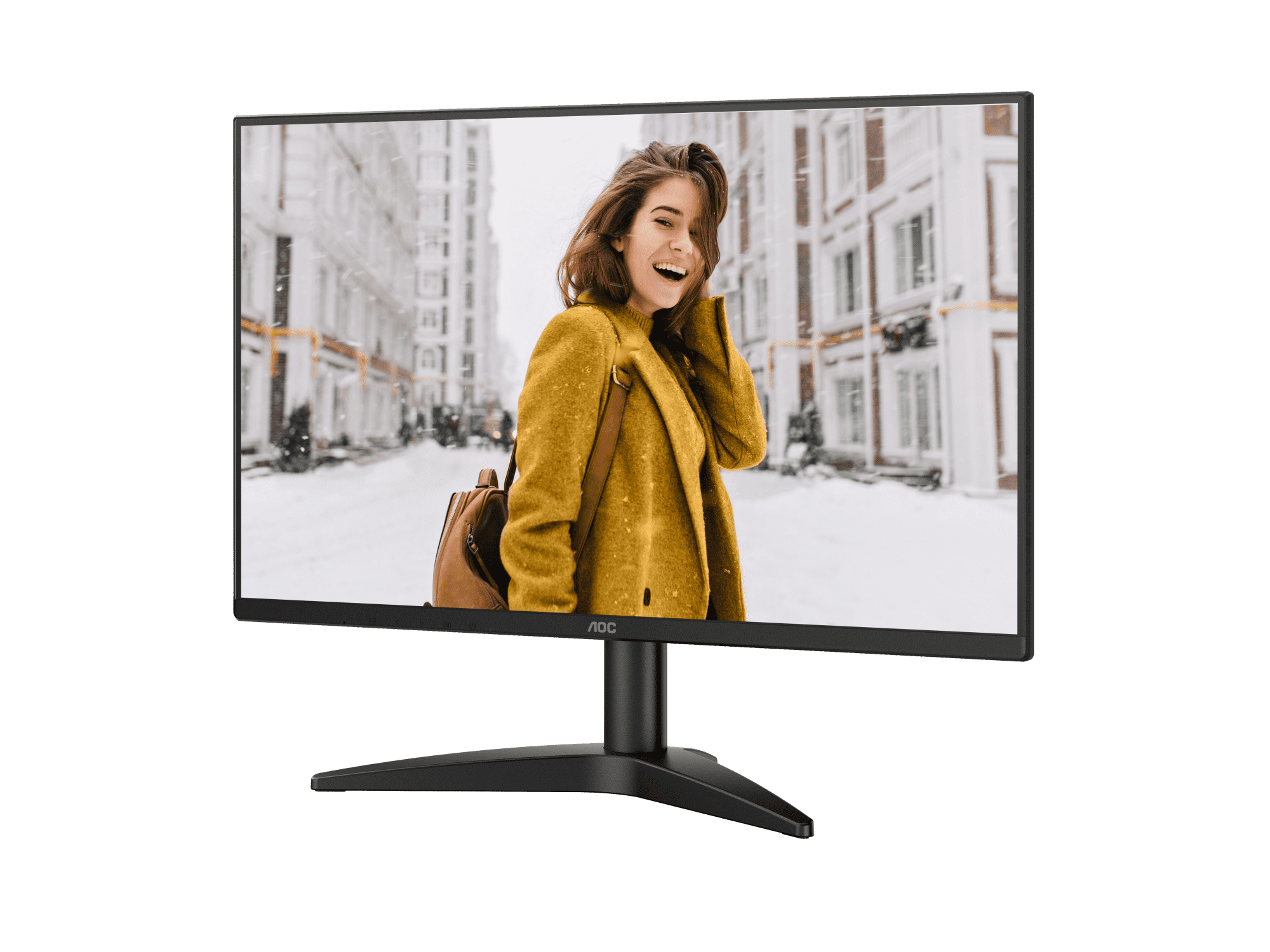 AOC 24B36X 23.8" Hybrid Gaming Monitor – FHD IPS, 144Hz, 0.5ms, Adaptive Sync, HDR10, Black