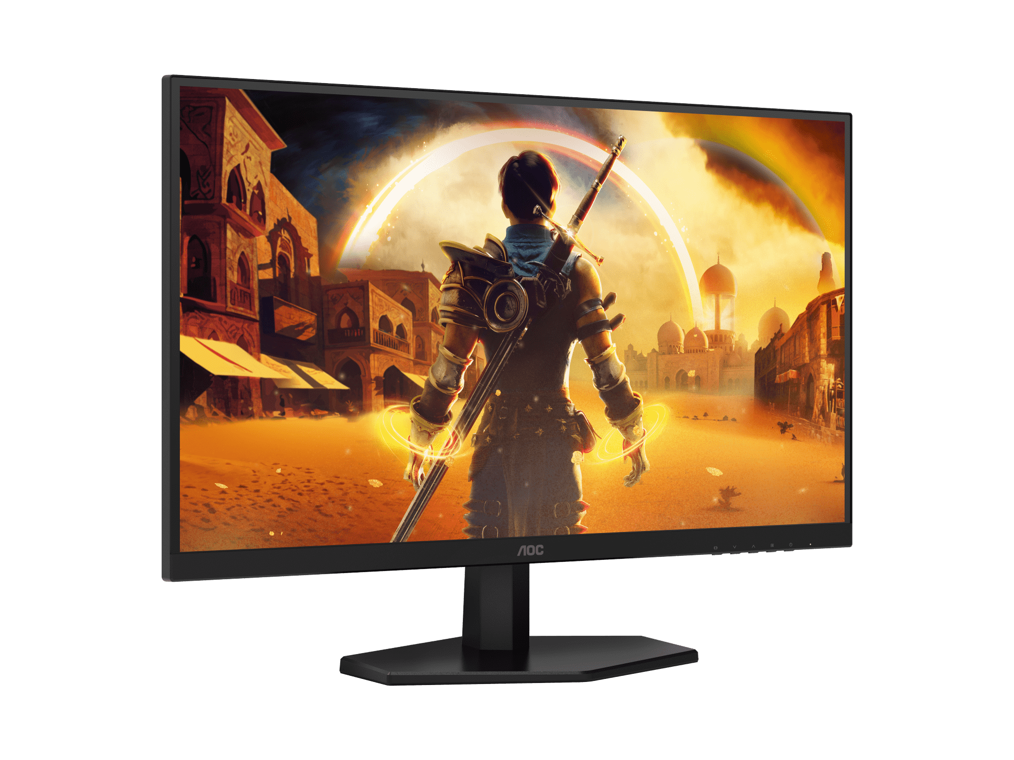AOC 27G42E 27" Gaming Monitor – FHD Fast IPS, 180Hz/200Hz, 0.5ms, G-Sync Compatible, HDR10
