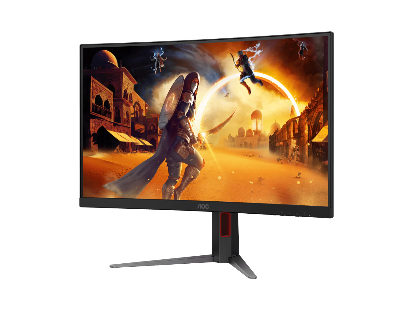 AOC C27G4H 27" Curved Gaming Monitor – FHD Fast VA, 180Hz, 0.5ms, Adaptive Sync, 1500R, HDR10