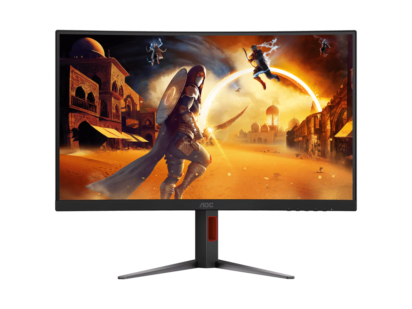 AOC C27G4H 27" Curved Gaming Monitor – FHD Fast VA, 180Hz, 0.5ms, Adaptive Sync, 1500R, HDR10