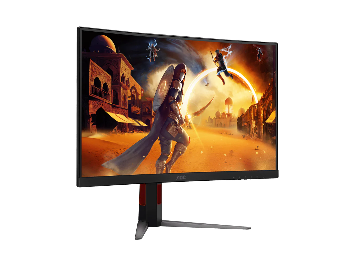 AOC C27G4H 27" Curved Gaming Monitor – FHD Fast VA, 180Hz, 0.5ms, Adaptive Sync, 1500R, HDR10