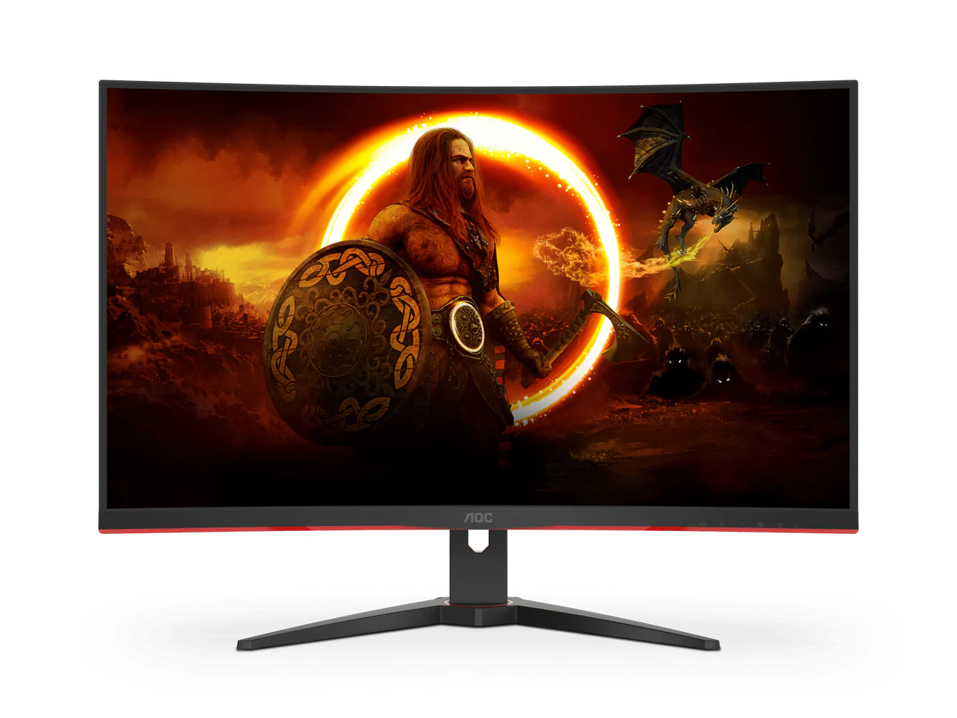 AOC C32G2ZE 31.5" Curved Gaming Monitor – FHD VA, 240Hz, 0.5ms, FreeSync Premium, 1500R, HDR Ready