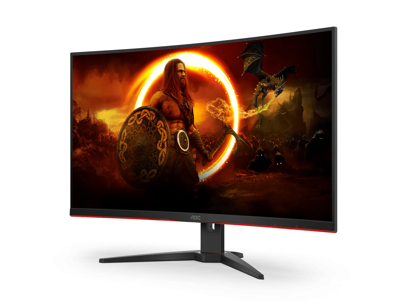 AOC C32G2ZE 31.5" Curved Gaming Monitor – FHD VA, 240Hz, 0.5ms, FreeSync Premium, 1500R, HDR Ready