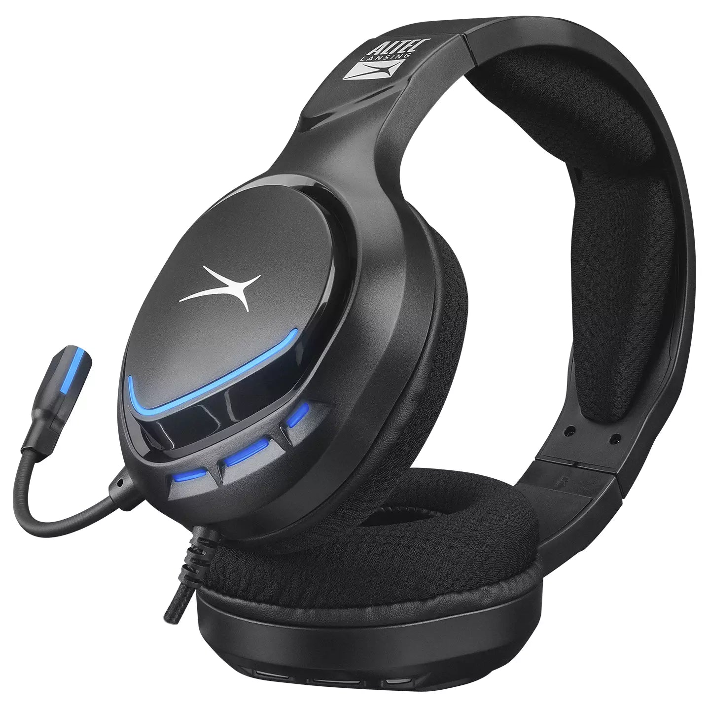 Altec Lansing ALGH9603 – Wired Gaming Headset, 50 mm Drivers, USB & 3.5 mm, Over-Ear Design