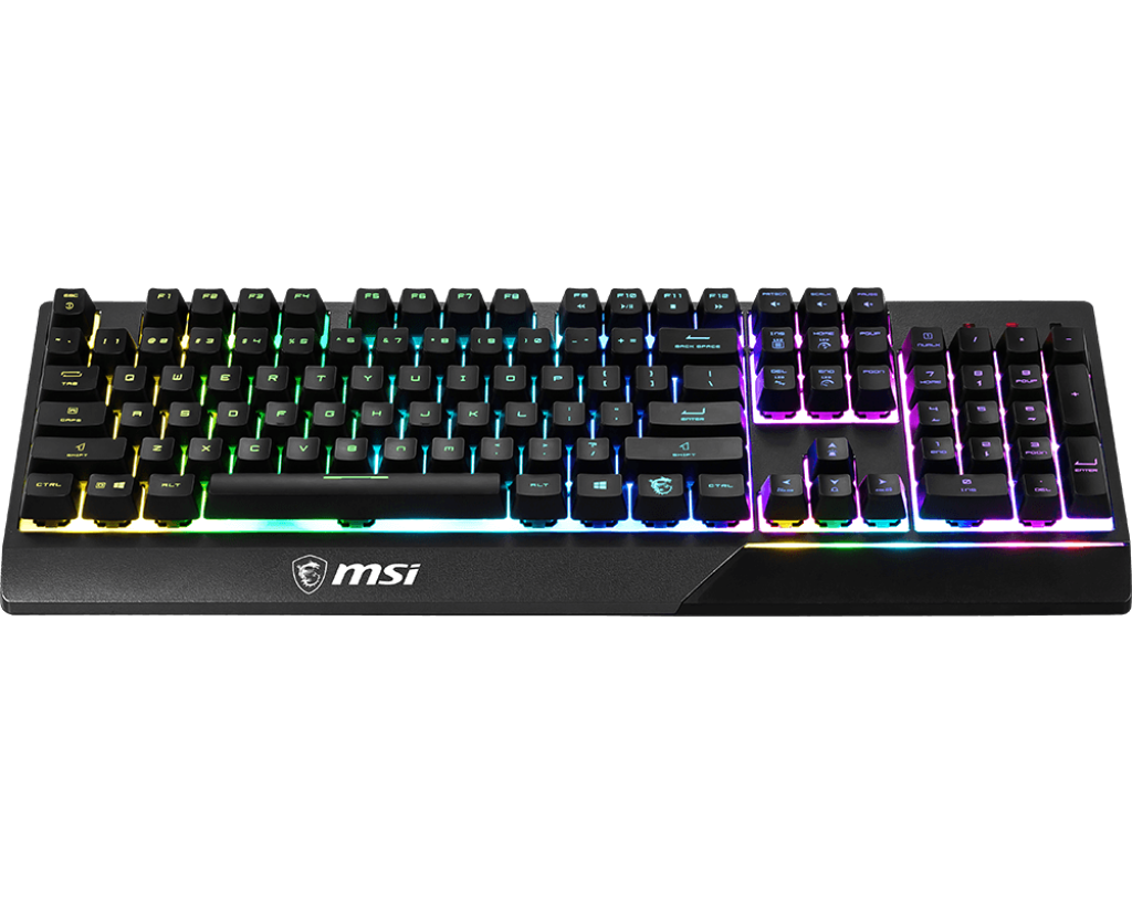 MSI Vigor GK30 – RGB Gaming Keyboard, Mechanical-like Membrane, Water-Resistant, Black