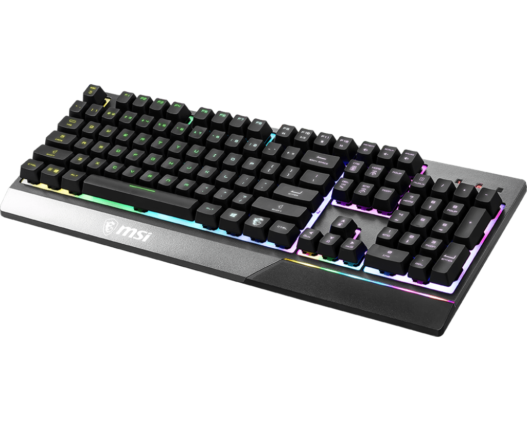 MSI Vigor GK30 – RGB Gaming Keyboard, Mechanical-like Membrane, Water-Resistant, Black