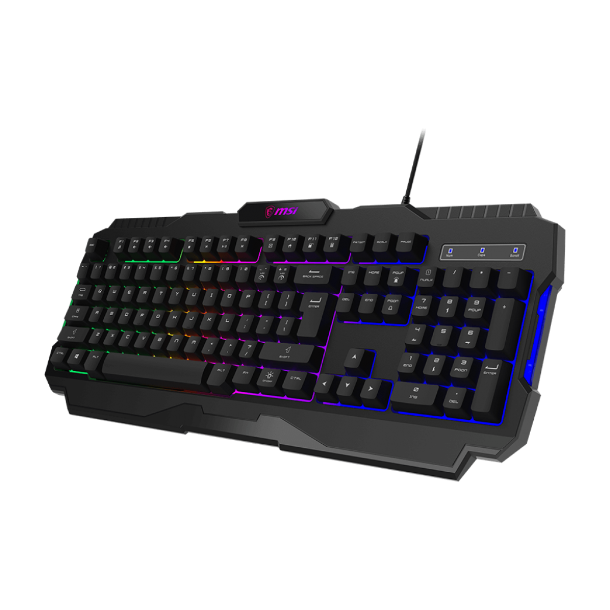 MSI FORGE GK100 – Gaming Keyboard & Mouse Combo, RGB Backlight, Ergonomic Design, Durable Switches