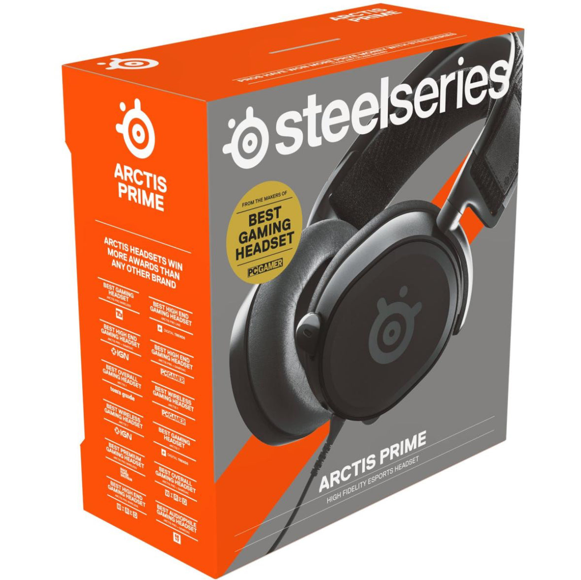 SteelSeries Arctis Prime – High-Fidelity Wired Gaming Headset, Discord ClearCast Mic, 40 mm Drivers