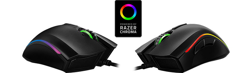 Razer Mamba Elite – Wired Gaming Mouse, 16,000 DPI, 7 Programmable Buttons, RGB Chroma