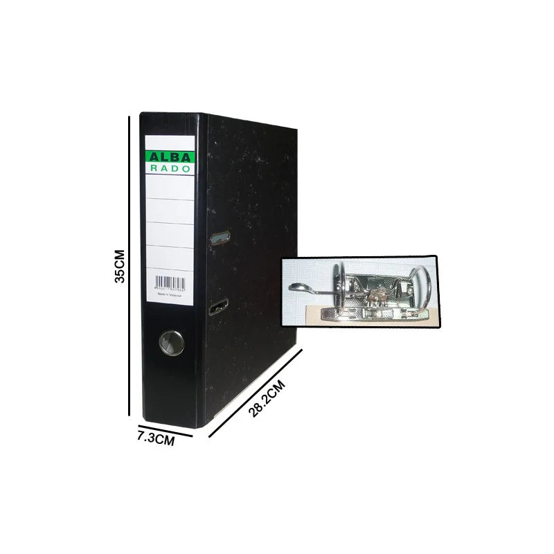 ALBA RADO Box Files, Foolscap Size(210x330mm), 8cm