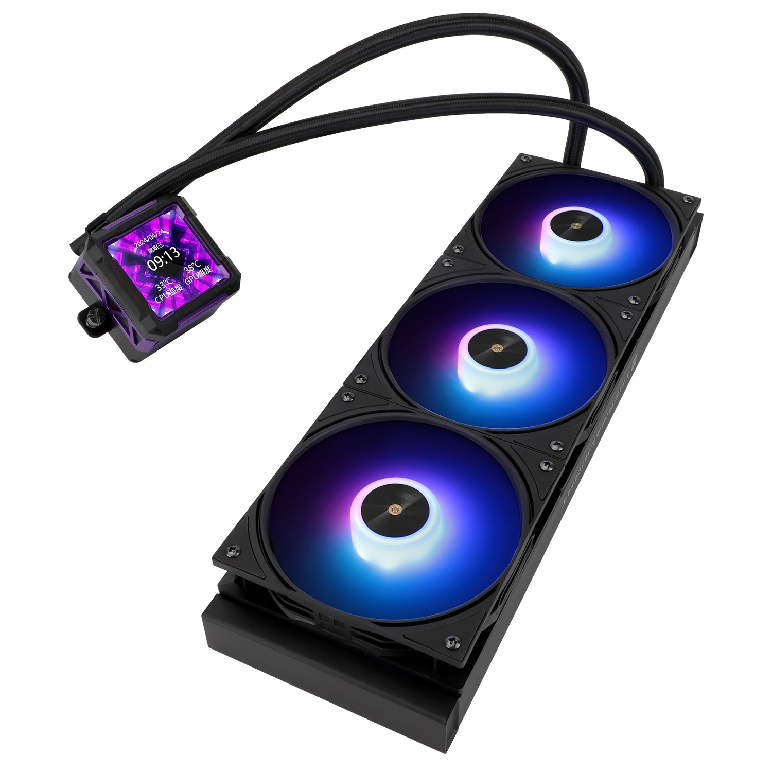 THERMALRIGHT Frozen Warframe PRO 360 – RGB Water Cooler with 3x PWM Fans, LCD Screen, AMD & Intel Compatible