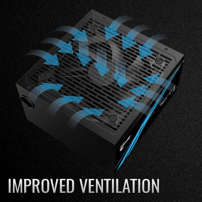 AeroCool LUX 750W Power Supply – 80 Plus Bronze, 88% Efficiency, Silent 12cm Fan