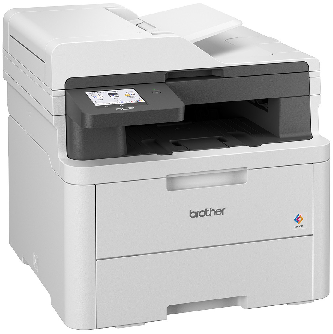 Brother DCP-L3560CDW Wireless Color LED All-in-One – 26ppm, Auto Duplex, 50-Sheet ADF, Gigabit Ethernet
