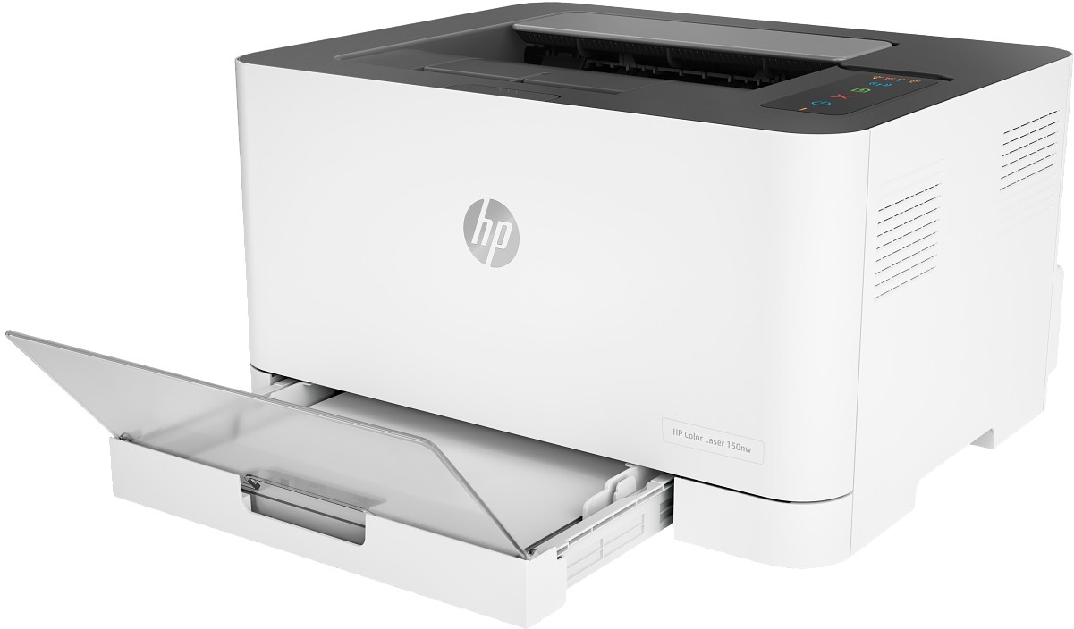 HP Color Laser 150nw Wireless Printer – Compact, 18ppm Black, 4ppm Color, Wi-Fi, Ethernet, HP Smart App