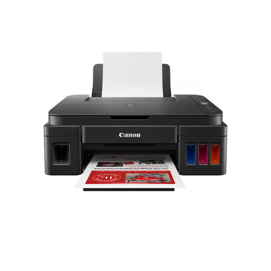 Canon PIXMA G3410 Wireless All-In-One MegaTank Printer – Print, Copy, Scan, High-Yield Refillable Ink System
