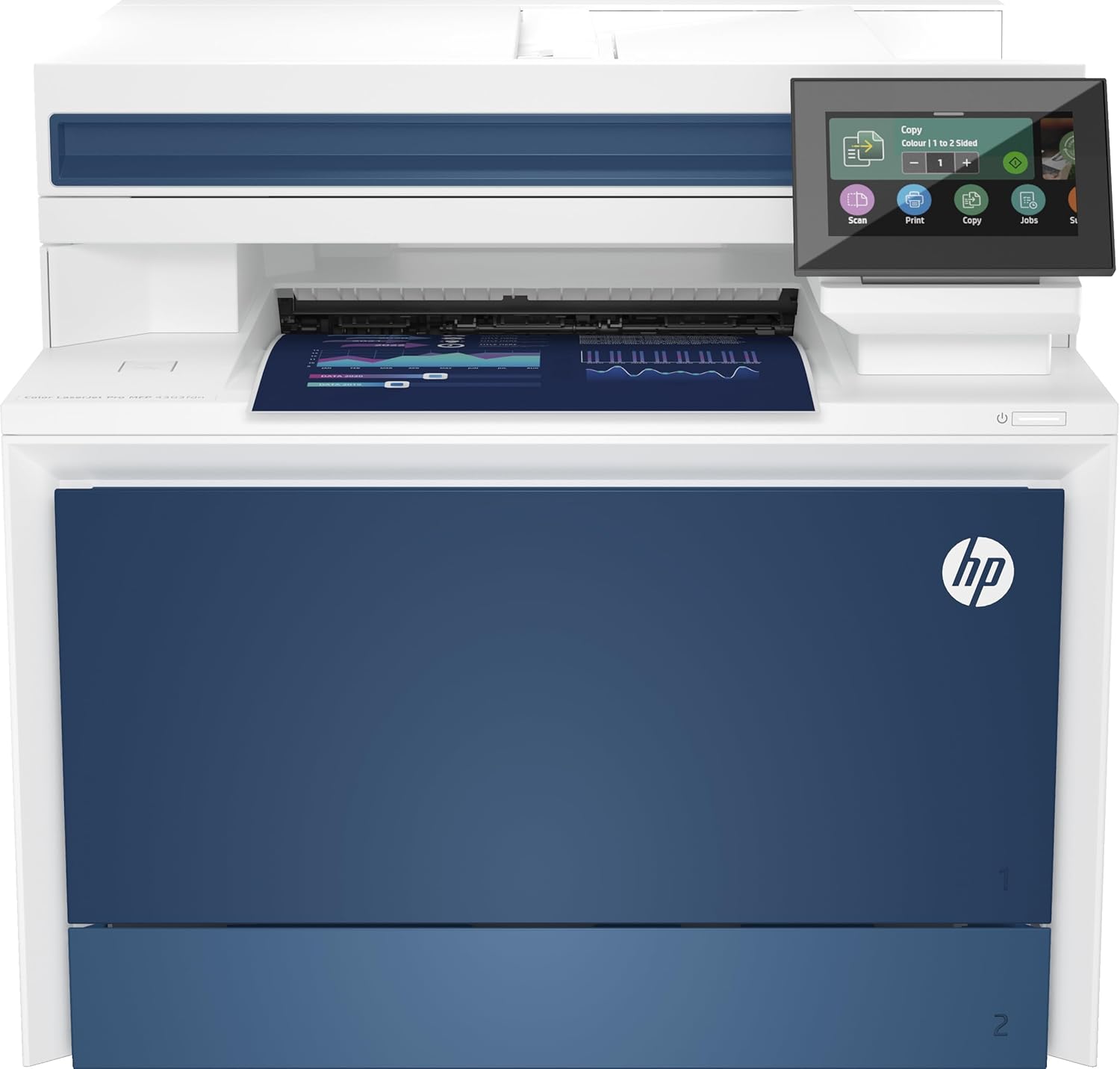 HP Color LaserJet Pro MFP 4303fdn – 4-in-1 Color Laser, 33ppm, Single-Pass Duplex Scan, Gigabit Ethernet, TerraJet Tone.