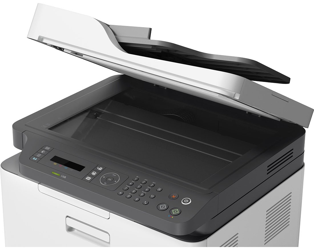 HP Color Laser MFP 179fnw Wireless All-in-One – Print, Copy, Scan, Fax, 18ppm, 40-Sheet ADF, Wi-Fi & Ethernet
