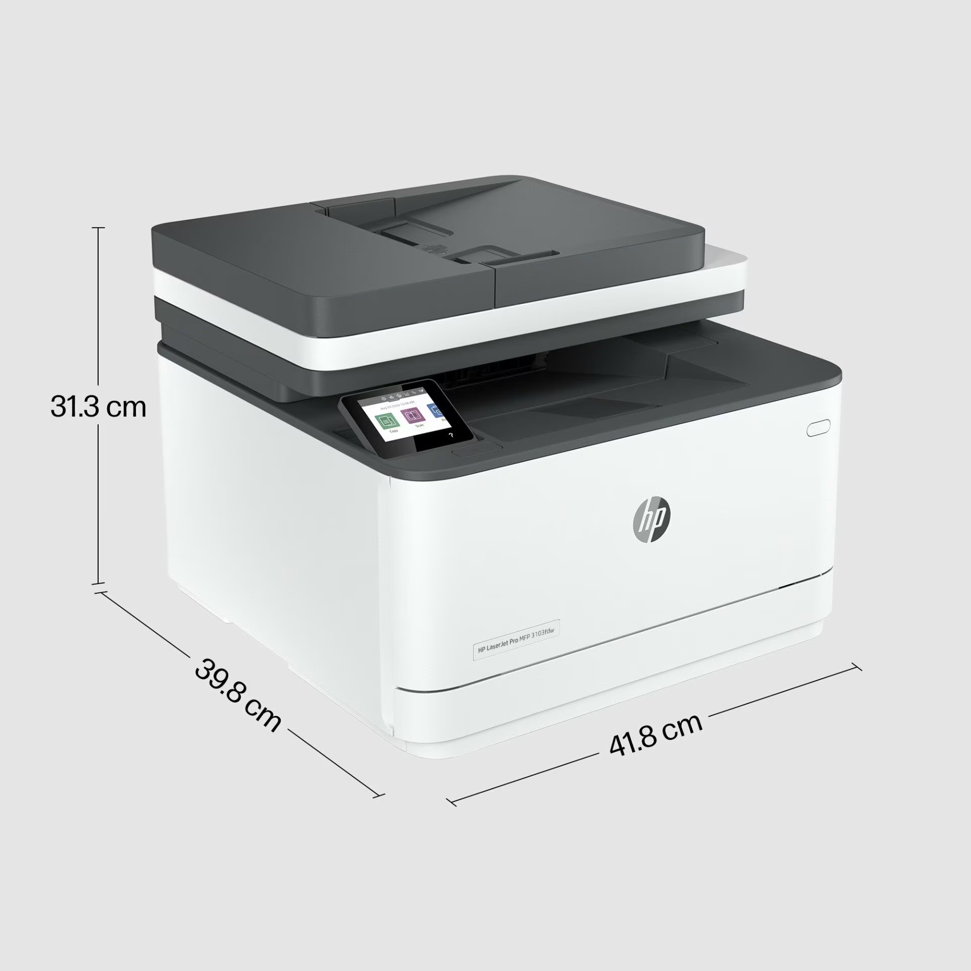 HP LaserJet Pro MFP 3103fdw – 4-in-1 Mono Laser, 33ppm, Auto Duplex, 50-Sheet ADF, Dual-band Wi-Fi